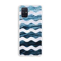 Oceaan: Galaxy A71 Transparant Hoesje - thumbnail
