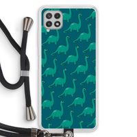 Diplodocus: Samsung Galaxy A22 4G Transparant Hoesje met koord