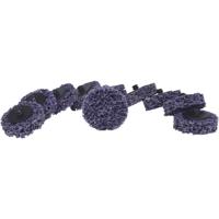 KS Tools 515.5086 Reserve schuurpads, Ø 50 mm, strip Rad lila, verpakking van 10 stuks