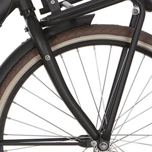 Cortina voorvork 24 u4 jongens rb jet black matt
