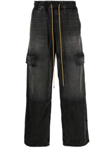 RHUDE jean Plateau à poches cargo - Noir