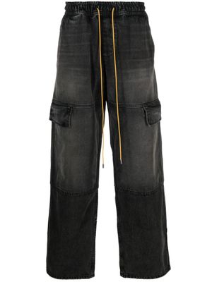 RHUDE jean Plateau à poches cargo - Noir