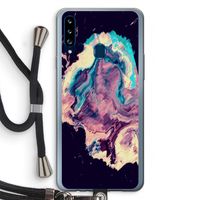Cosmic Silence: Samsung Galaxy A20s Transparant Hoesje met koord