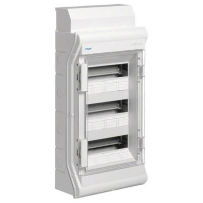 Hager VE312DN Kleine verdeelkast Opbouw (op muur) Aantal rijen: 3 Inhoud: 1 stuk(s)