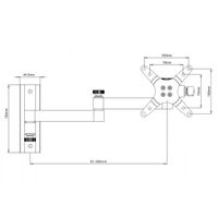 Techly ICA-LCD 104 tv-bevestiging 76,2 cm (30") Zilver - thumbnail