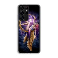 Aerial Angel: Samsung Galaxy S21 Ultra Transparant Hoesje