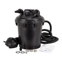 Pontec PondoPress Set 15000 Pond Filter with UV-C - Suitable for up to 15000L, Incl. Pump