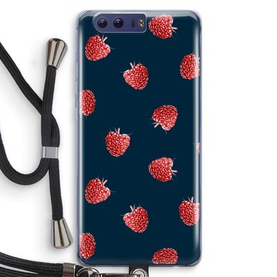 Framboosjes: Honor 9 Transparant Hoesje met koord