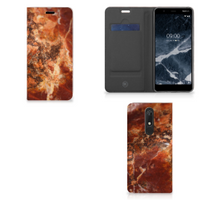 Nokia 5.1 (2018) Standcase Marmer Bruin