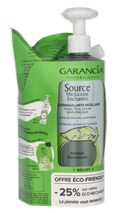 Garancia Source Micellar Cleansing Water Sweet Almond Set 800 ml