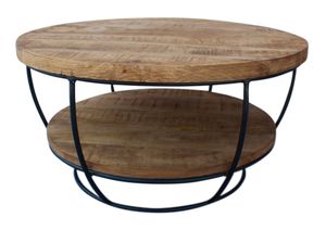 Brix Salontafel 'Evan' 65cm, kleur zwart