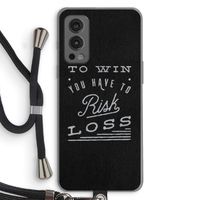 Risk loss: OnePlus Nord 2 5G Transparant Hoesje met koord