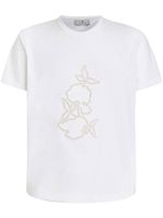 ETRO t-shirt en coton à détails perforés - Blanc - thumbnail