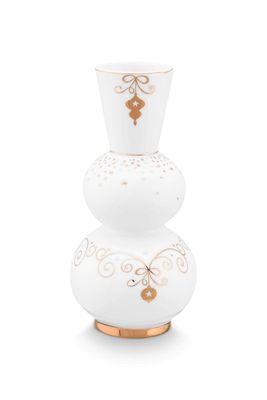Pip Studio Royal Winter White Vaas Rond 15cm