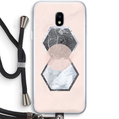 Creatieve toets: Samsung Galaxy J3 (2017) Transparant Hoesje met koord