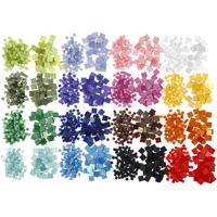 Creativ Company Mini mozaiek, afm 5x5+10x10 mm, dikte 2 mm, 32x25 gr/ 1 doos