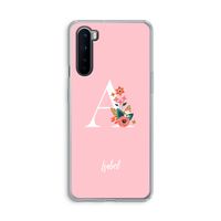 Pink Bouquet: OnePlus Nord Transparant Hoesje