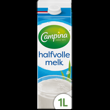 Campina Halfvolle Melk 1L Pak bij Jumbo