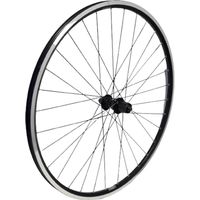 Kgs Achterwiel 28inch (622) velg zwart-zilver cass 8/9/10v uitval