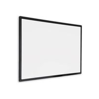 Whiteboard met zwart frame - Magnetisch - 75x100 cm - thumbnail