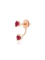 Anita Ko boucle d'oreille Orbit en or rose 18ct ornée de rubis - thumbnail