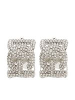 Dolce & Gabbana boucle d'oreille sertie de cristaux - Argent - thumbnail