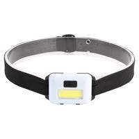 2 stuks mini COB LED koplamp verstelbare Camping Torch lamp licht met 3 modi (wit)
