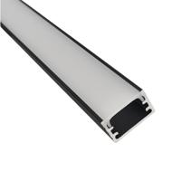 Velvalux Zwart Aluminium Profiel voor LED Trapverlichting