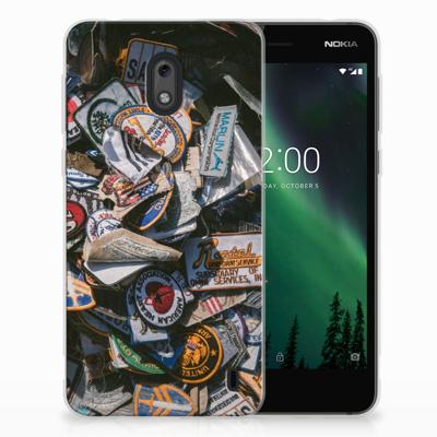 Nokia 2 | Siliconen hoesje | met foto Badges
