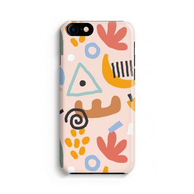 Abstract: Volledig geprint iPhone SE 2020 Hoesje