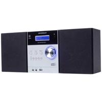 UNIVERSUM MS 300-21 Stereoset AUX, Bluetooth, CD, DAB+, FM, USB Acculaadfunctie, Incl. afstandsbediening, Incl. luidspreker, Wekfunctie 2 x 5 W Zilver