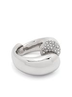 Lanvin bague Sequence à strass - Argent