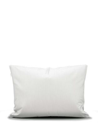 Marc O'Polo Classic Fine Stripe kussensloop Grey mist