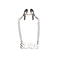 XR Brands Enslaved - Slave Chain with Nipple Clamps