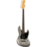 Fender American Professional II Jazz Bass Mercury RW elektrische basgitaar met koffer - thumbnail