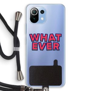 Whatever: Xiaomi Mi 11 Lite Transparant Hoesje met koord