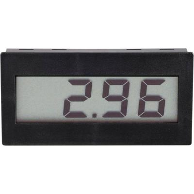 VOLTCRAFT DVM 310 Digitaal inbouwmeetapparaat ±199,9 mV (willekeurig uit te breiden door voorschakeling van weerstanden)