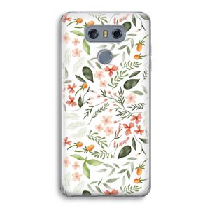 Sweet little flowers: LG G6 Transparant Hoesje