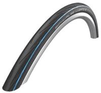 Schwalbe Vouwband lugano 2 k-guard 28 x 1.00" / 25-622 mm - zwart met blauwe strepen