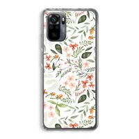 Sweet little flowers: Xiaomi Redmi Note 10 Pro Transparant Hoesje