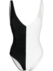 Solid & Striped maillot de bain colour block - Blanc