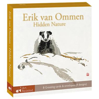 Kaartenmapje Erik van Ommen - Hidden Nature 8 Stuks
