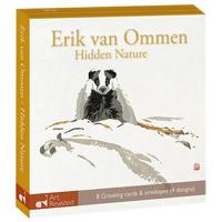 Kaartenmapje Erik van Ommen - Hidden Nature 8 Stuks