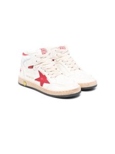 Golden Goose Kids baskets montantes Sky-Star - Blanc