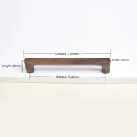 Houten Meubelknop - Beuken- of Walnoothout | Schattig Design | Inclusief Schroeven