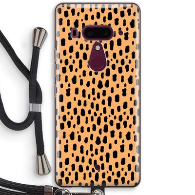 Panter: HTC U12+ Transparant Hoesje met koord