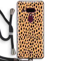 Panter: HTC U12+ Transparant Hoesje met koord