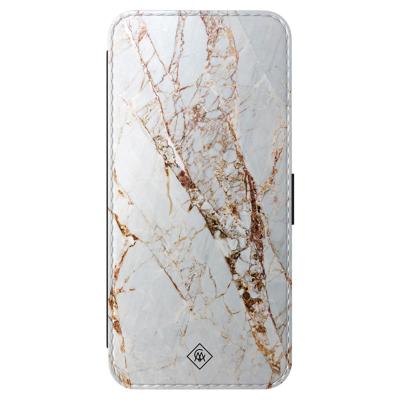 Samsung Galaxy A56 flipcase - Marmer goud