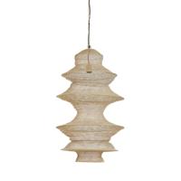 Light & Living Metalen net hanglampNakisha Ø 48cm - zand - 2973943