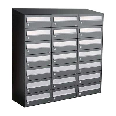 Allux Hive Set 3-Breed, 7-Hoog Met Dak Antraciet - 40030065_3x7d